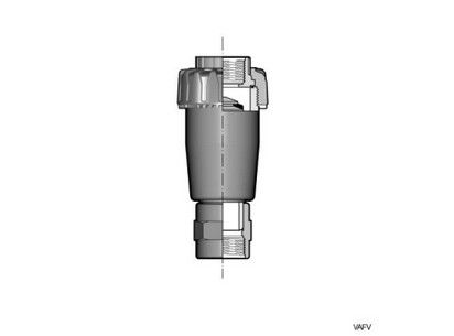 Фотография Воздухоотводный клапан VA ПВХ с резьбовыми окончаниями, EPDM, FIP R11/4'' (DN32)