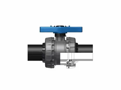 Шаровой кран ПВХ общего применения VEE; муфтовые окончания, EPDM, FIP d75 (DN65)